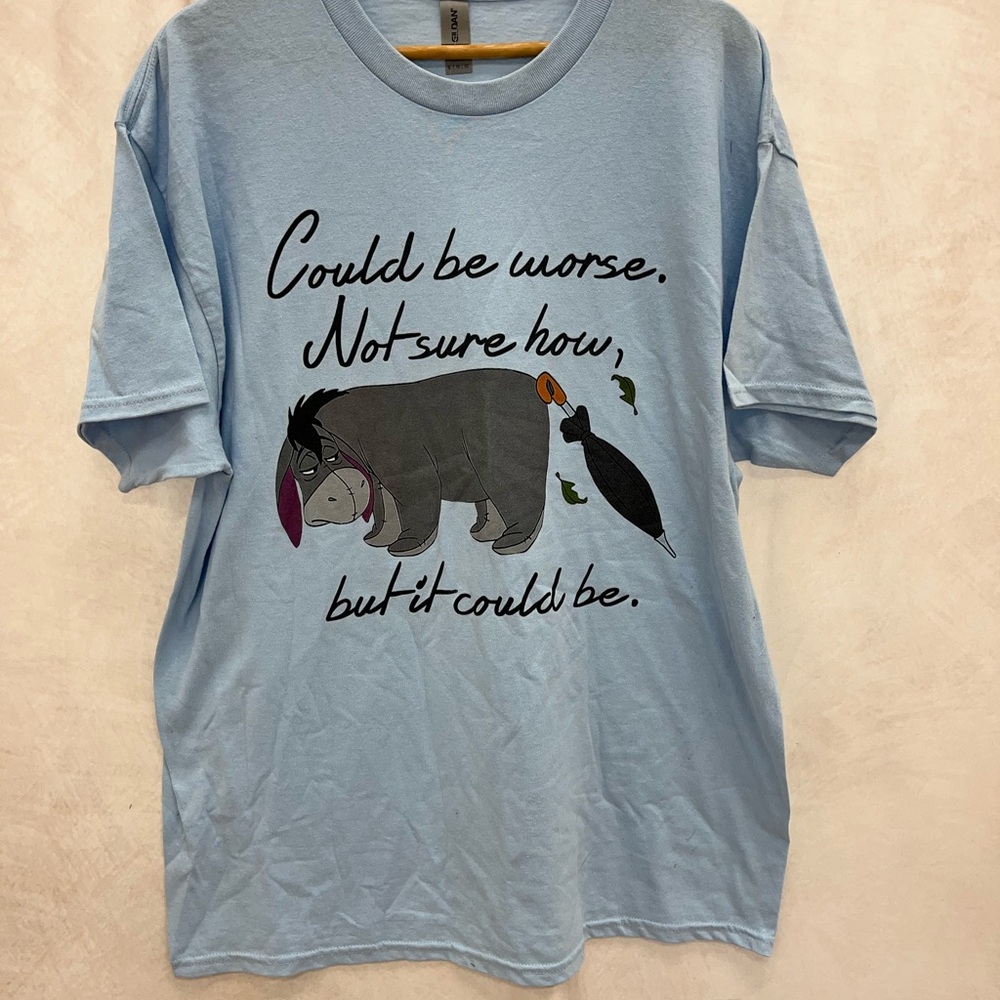 Gildan Light Blue Heavy Cotton T-Shirt